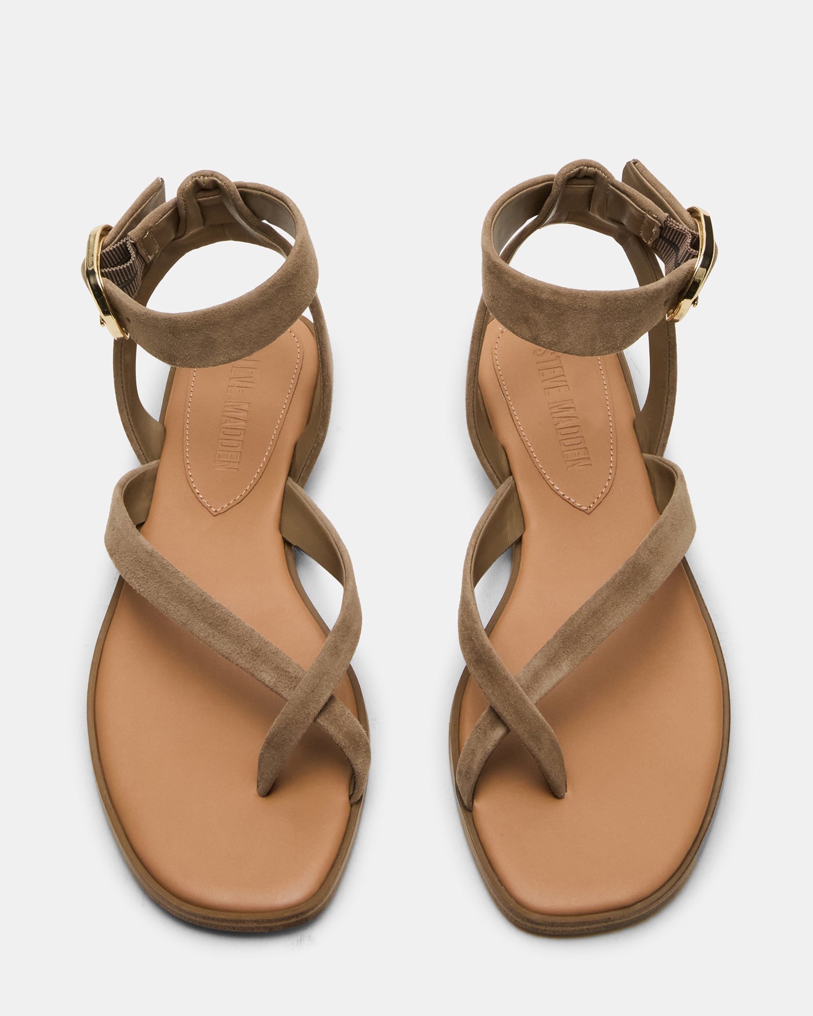 Nashira Taupe Suede - The Ultimate Stylish Flat Sandal