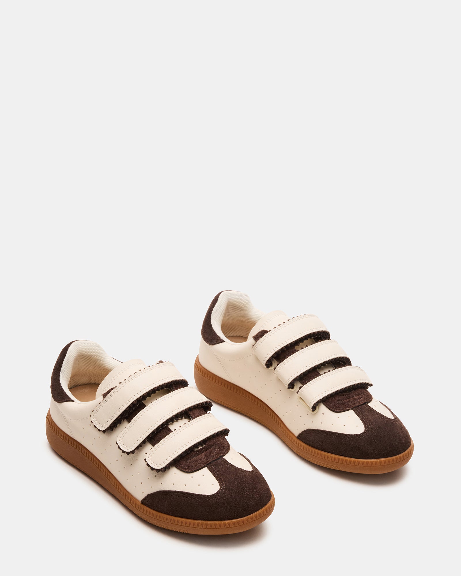 Momentum Brown Multi: Stylish & Practical Velcro Sneakers