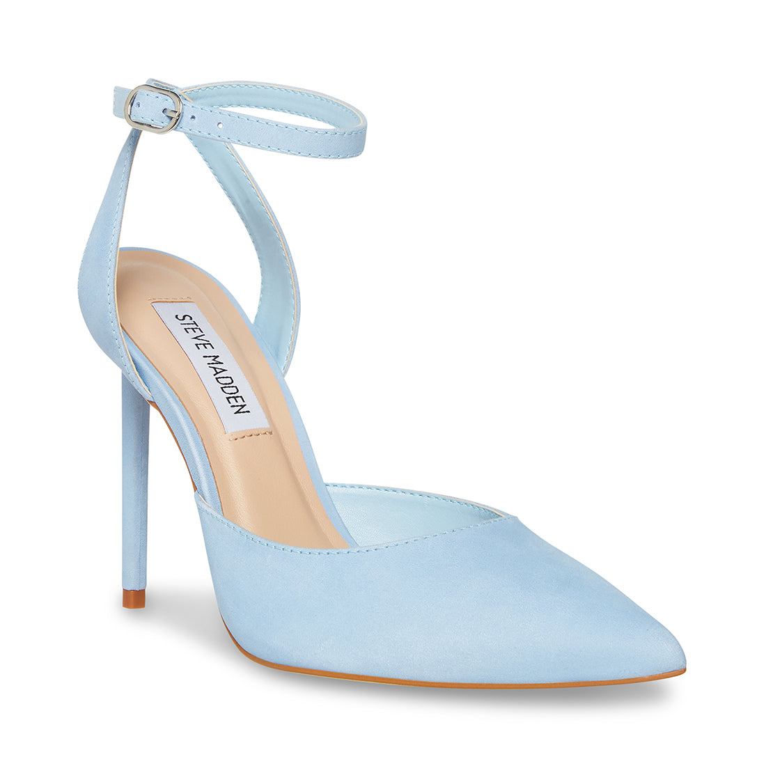 Rebooted Small Blue Nubuck Vase Heels