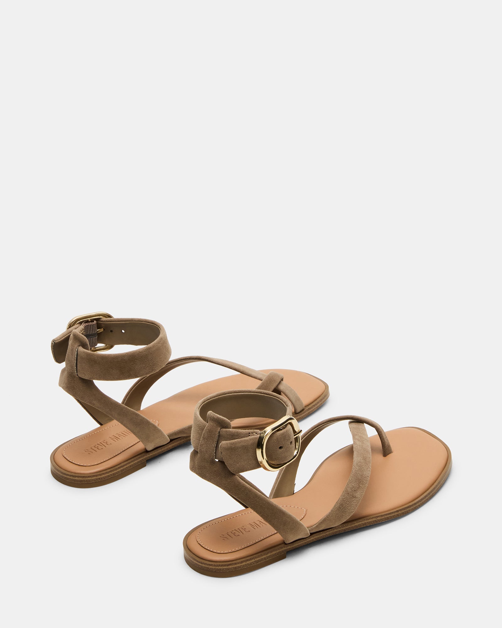 Nashira Taupe Suede - The Ultimate Stylish Flat Sandal