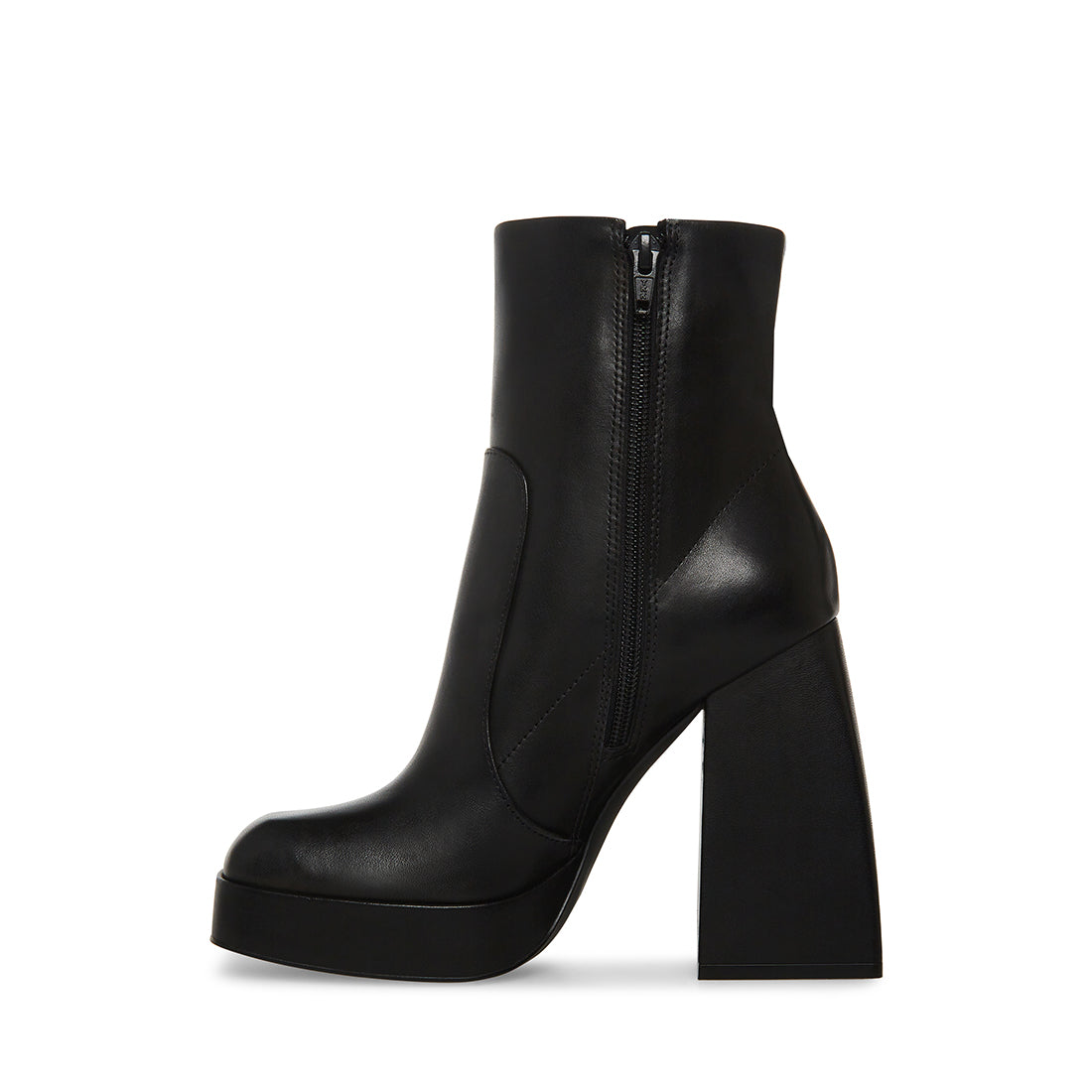 Trina's Rebooted Small Black Leather Ankle Boots - Irresistible Style!