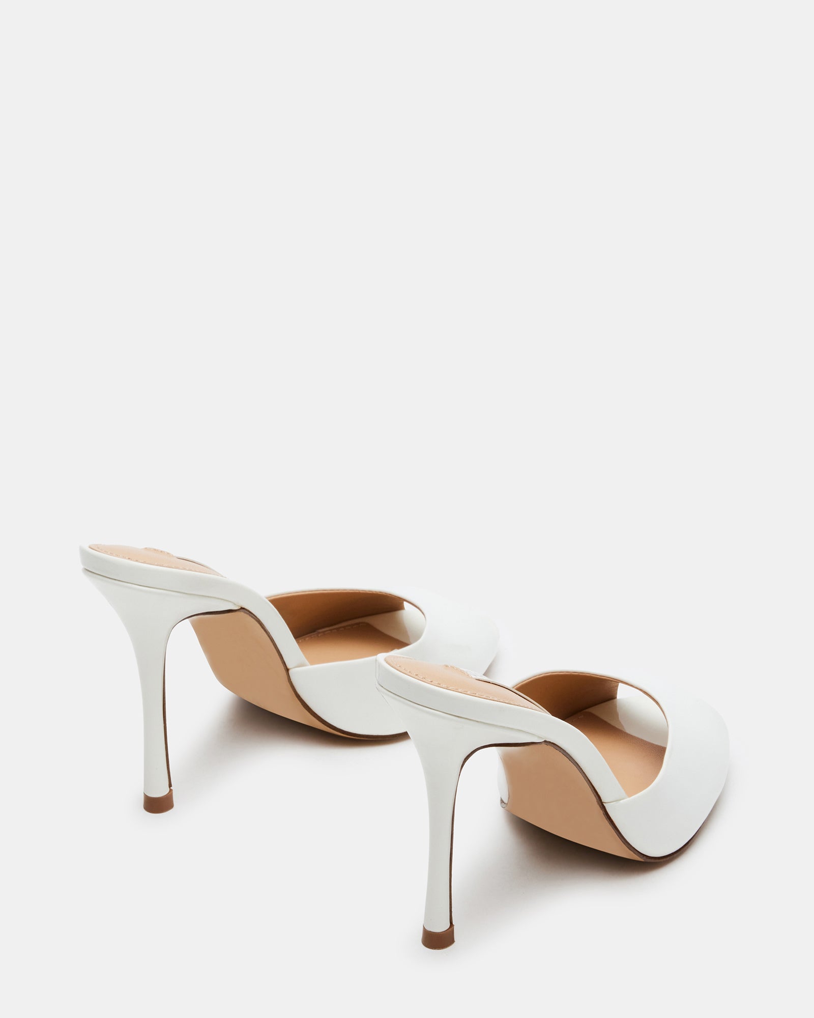 PRIYA Dreamy White Patent Sandals