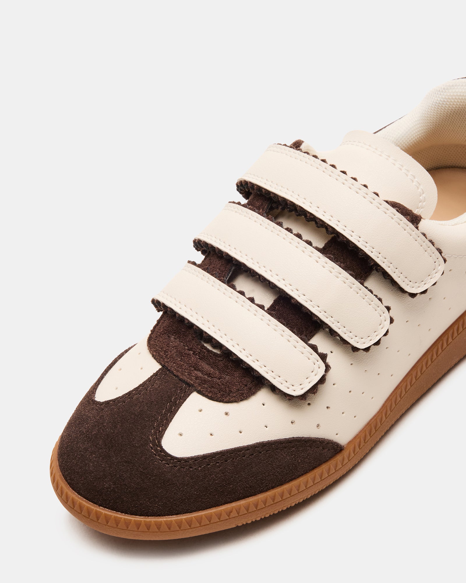 Momentum Brown Multi: Stylish & Practical Velcro Sneakers