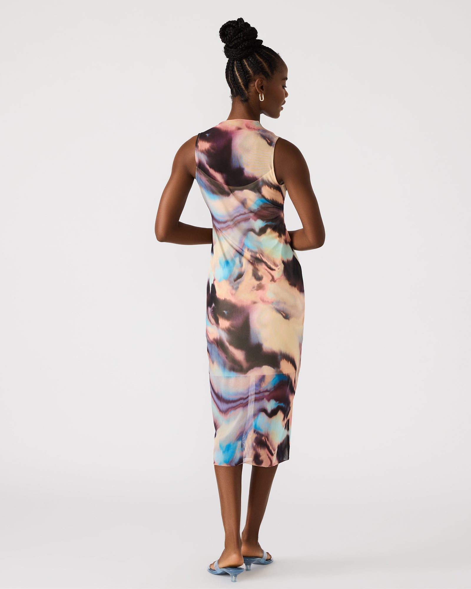 Stunning SIDRA Multi Tie-Dye Midi Dress