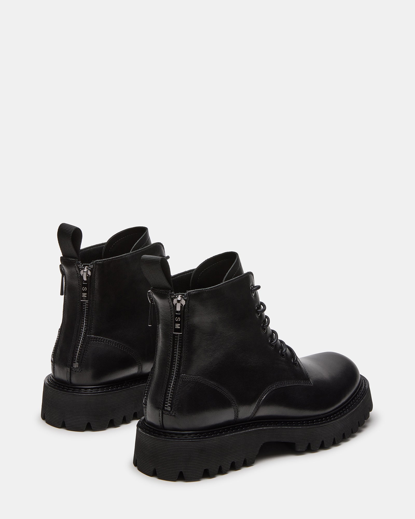 Fintan Stylish Black Leather Boots