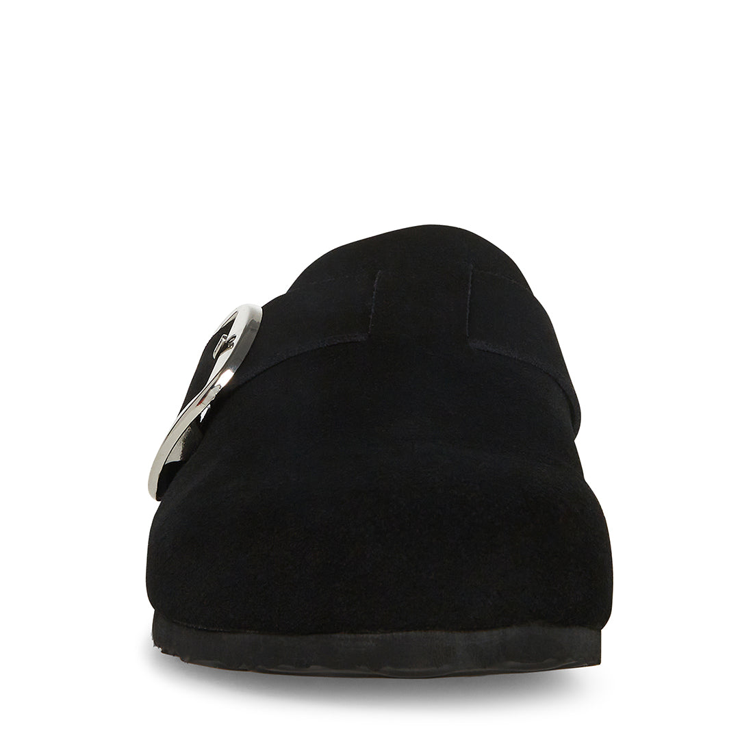 Revamped Small Social Black Suede Clogs