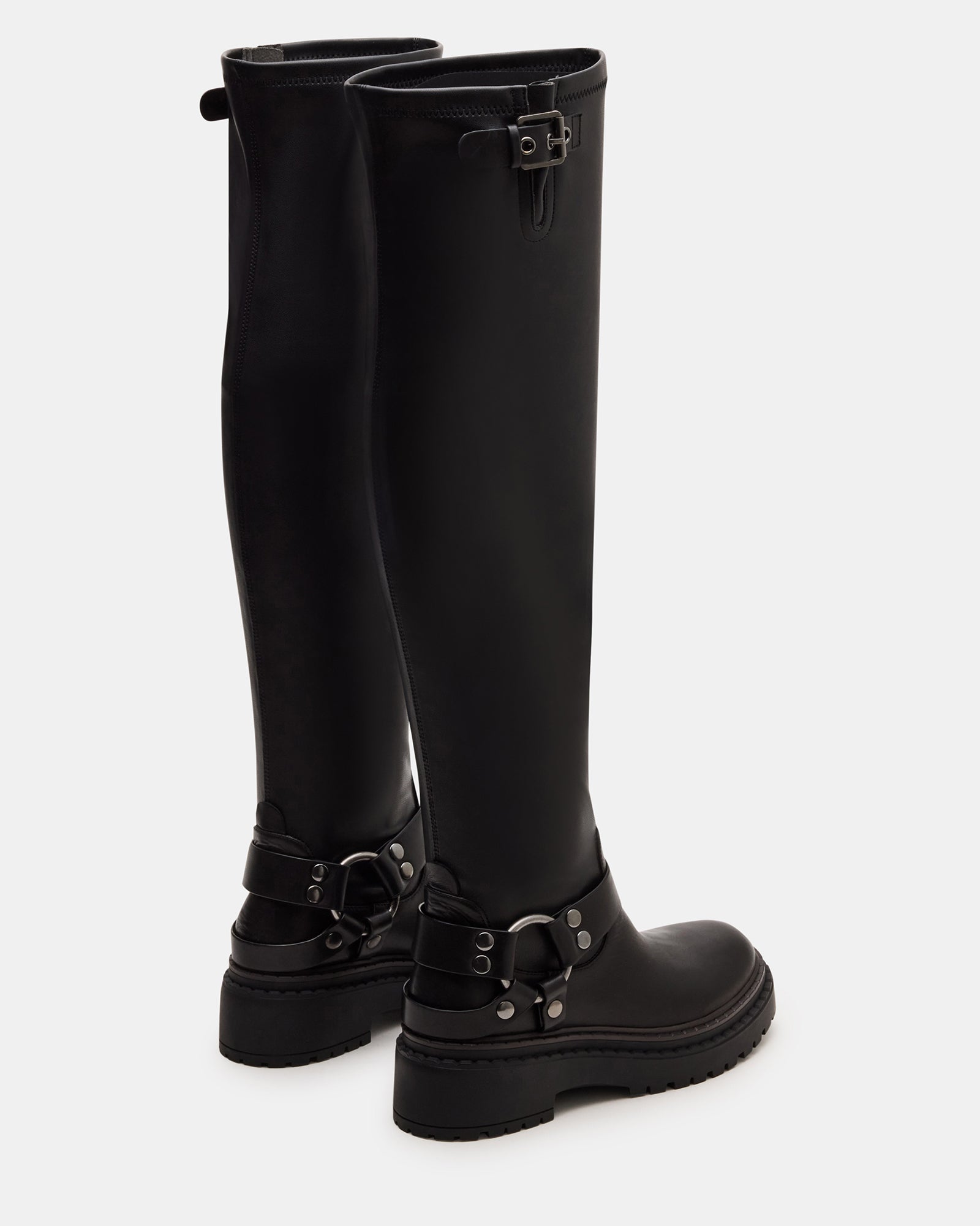LAWFUL BLACK: Stylish Over-the-Knee Boots