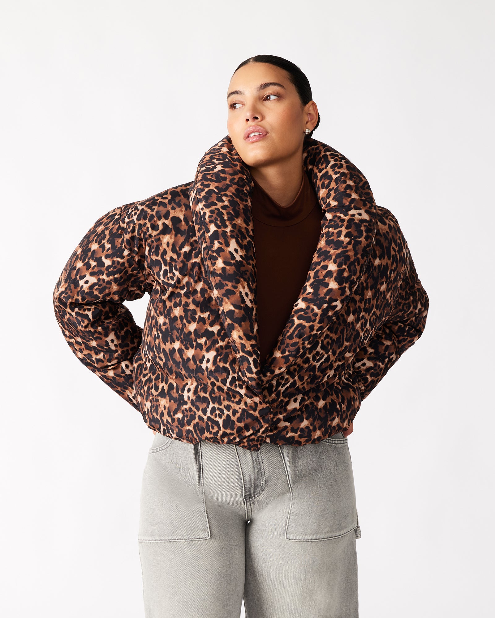 Stunning EVY Leopard Puffer Jacket