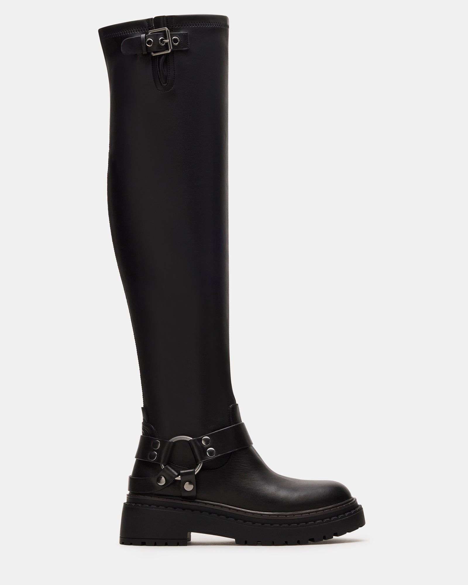LAWFUL BLACK: Stylish Over-the-Knee Boots