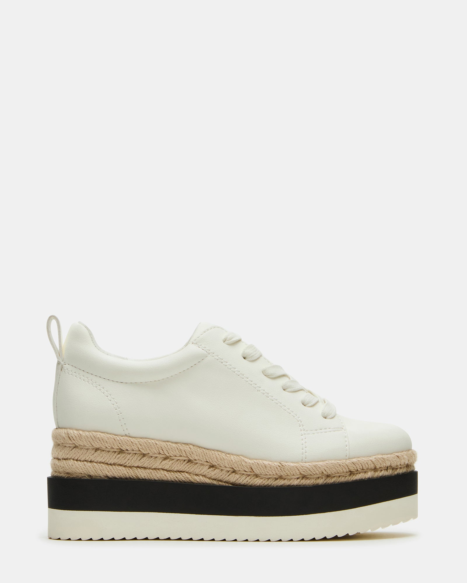 STRECKER White: Futuristic Low-Top Sneakers