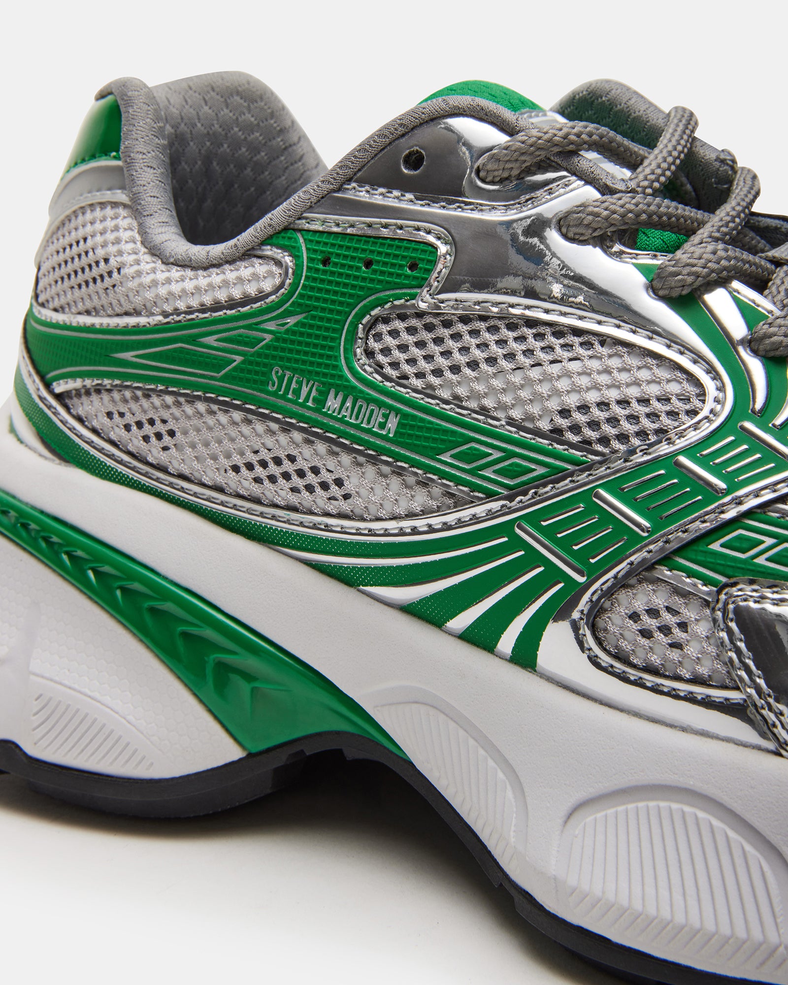 NEVIS Green Multi Fashion Lace - Up Sneakers