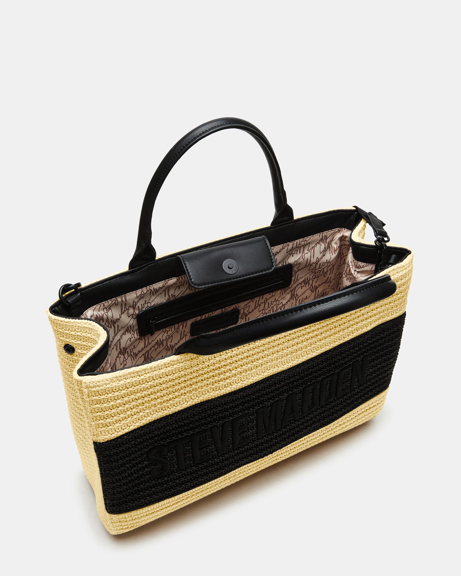LOPEZ BLACK MULTI FASHION TOTE