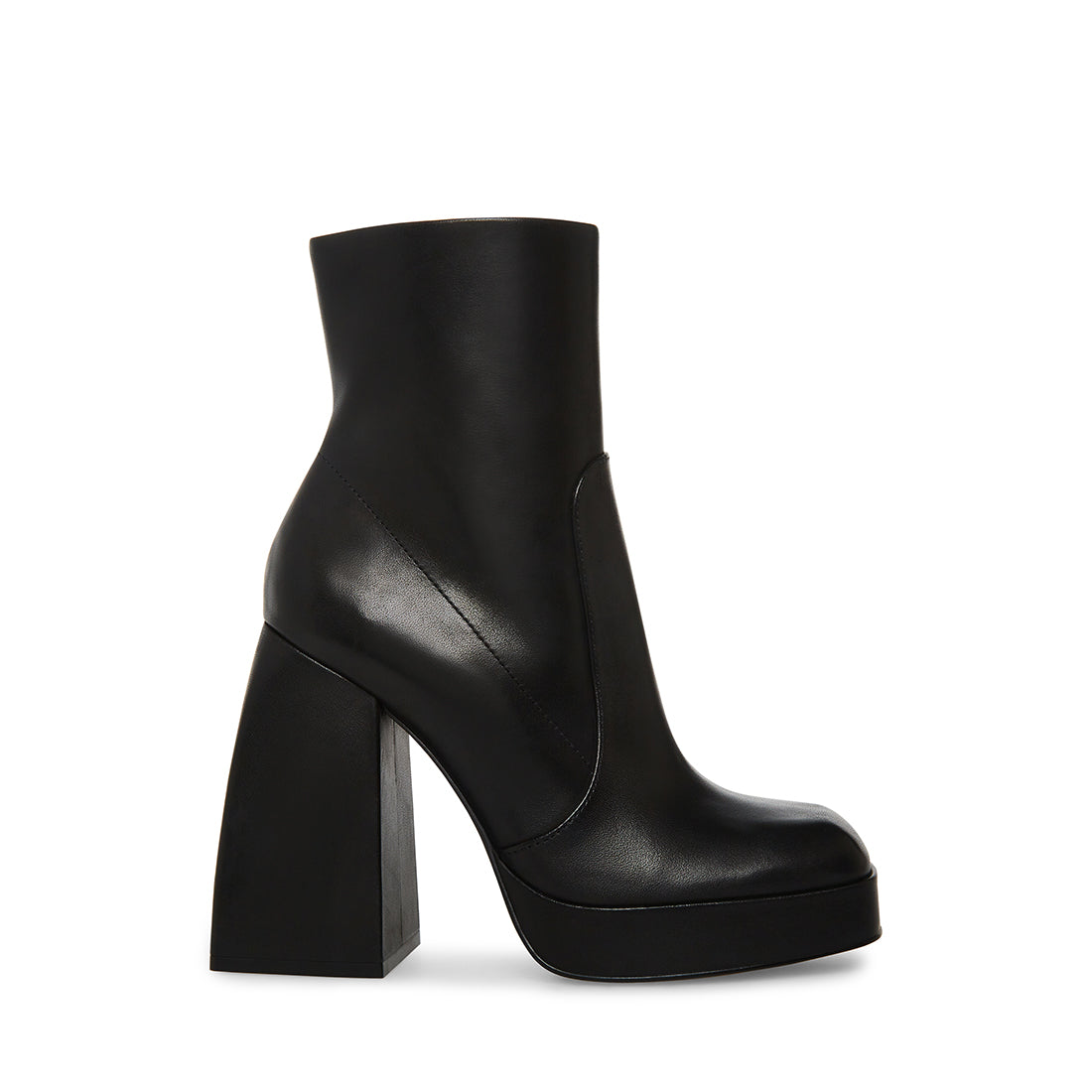 Trina's Rebooted Small Black Leather Ankle Boots - Irresistible Style!