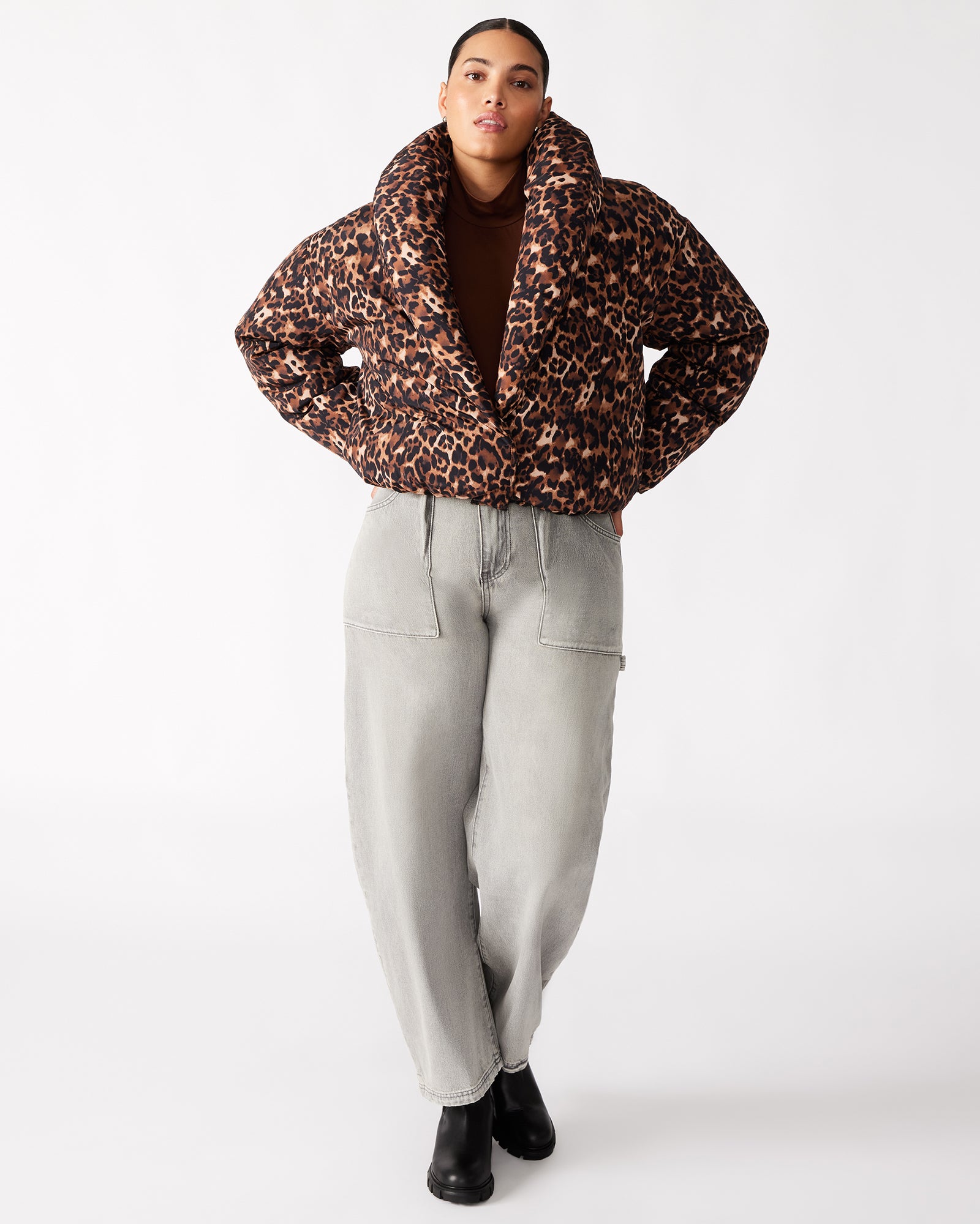 Stunning EVY Leopard Puffer Jacket