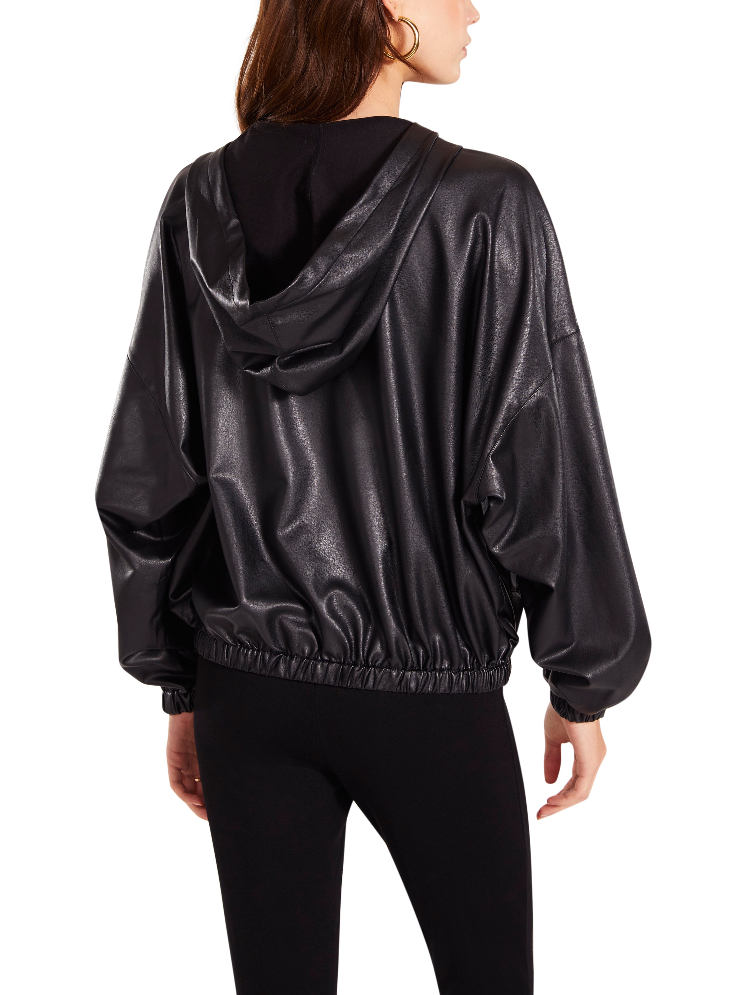 Rebooted Black Faux Chill Hoodie - Small