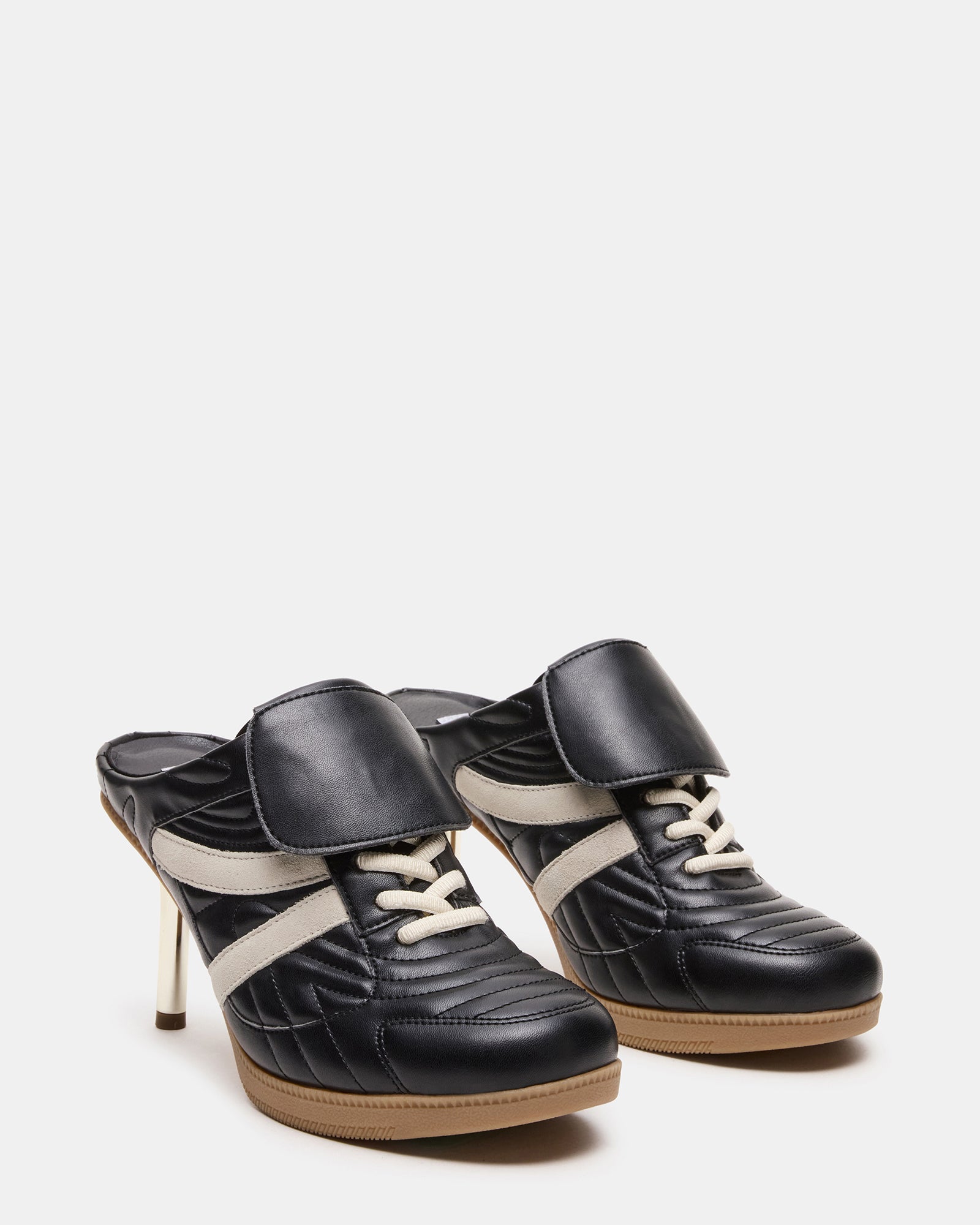 KADIN Black Multi - Stylish Mule Sneakers