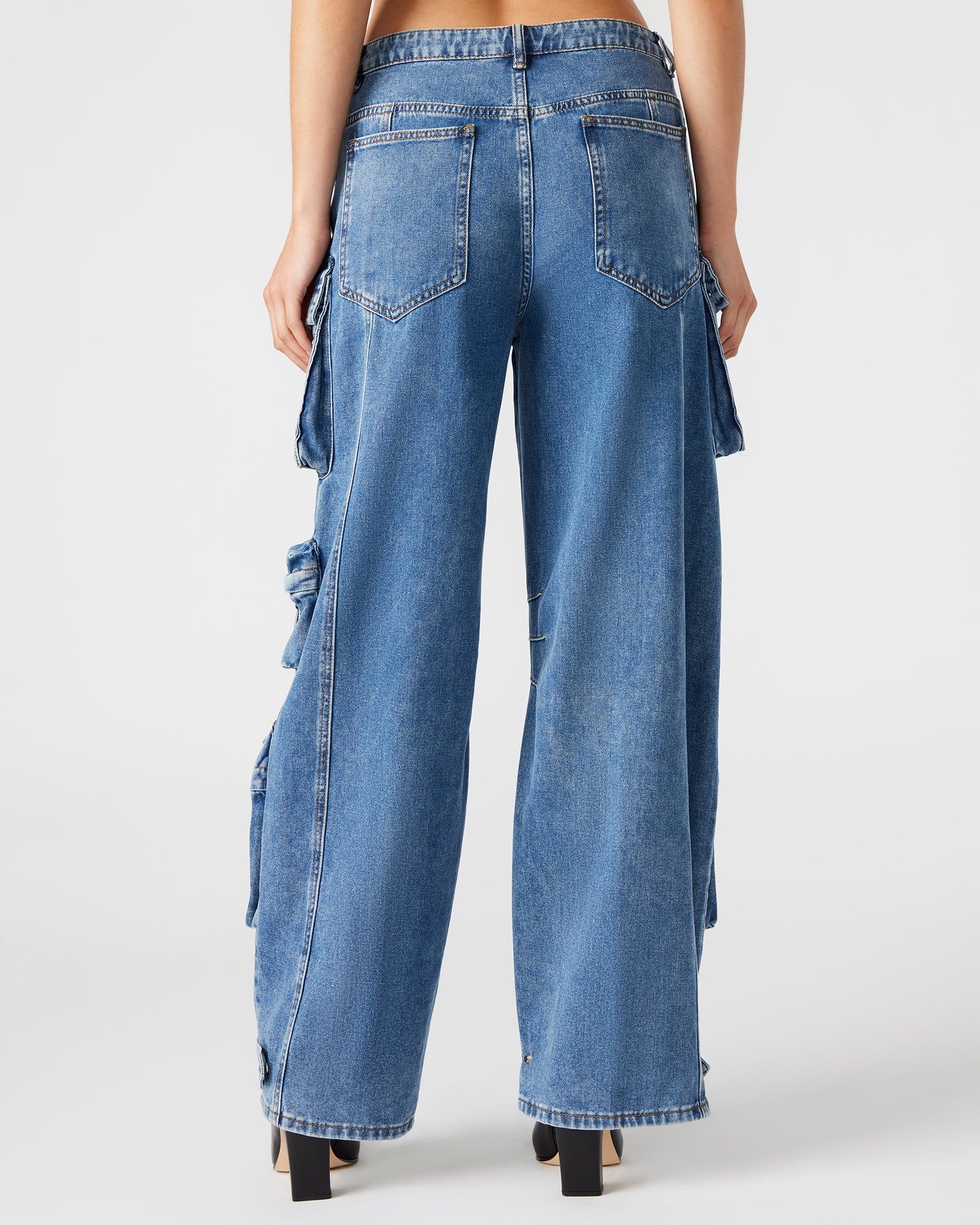 DUO Medium Denim Cargo Pant - Stylish and Versatile