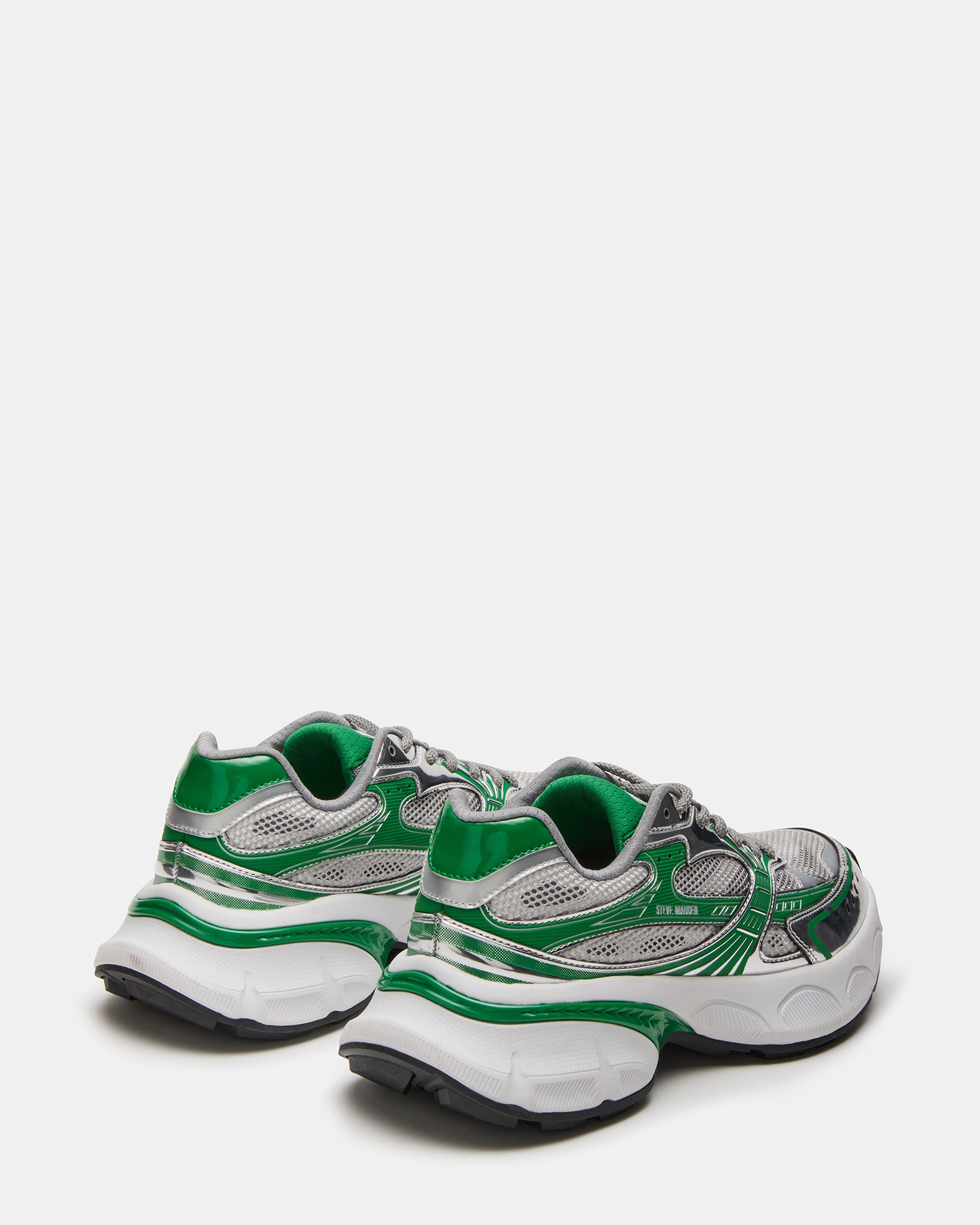 NEVIS Green Multi Fashion Lace - Up Sneakers