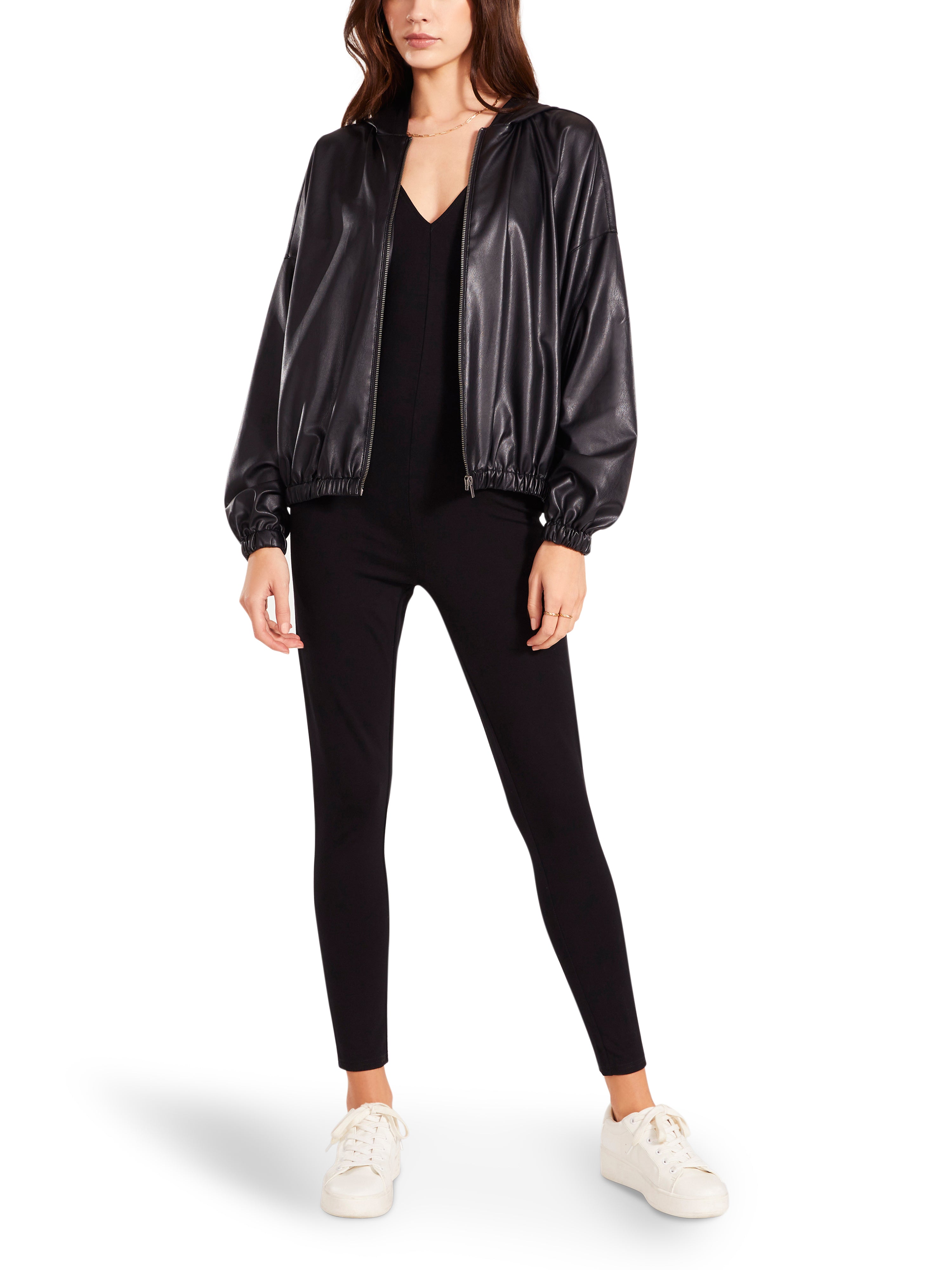 Rebooted Black Faux Chill Hoodie - Small