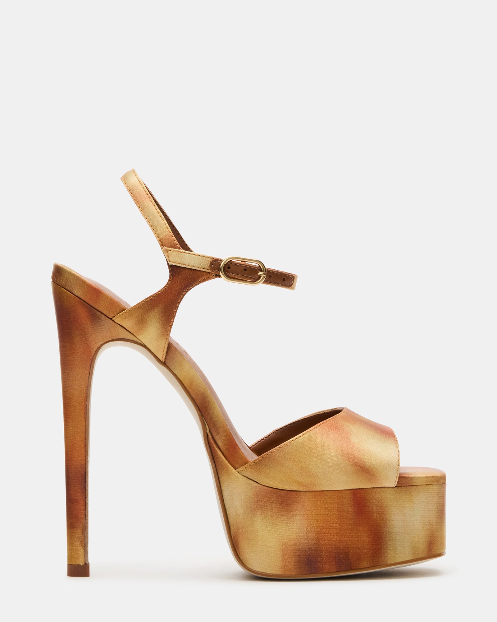 Orange Multi-Style Cologne Stiletto Heels