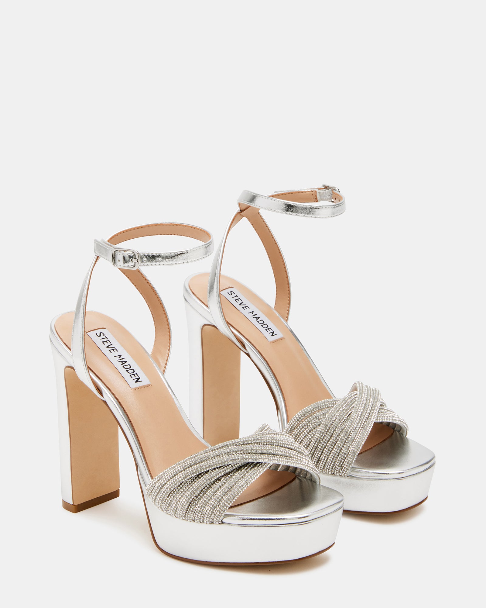 NANI Sparkling Rhinestone Heels