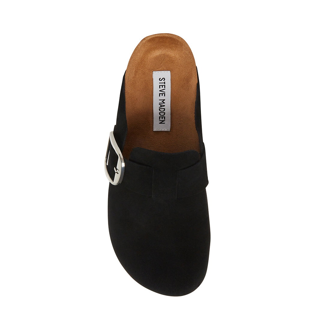 Revamped Small Social Black Suede Clogs