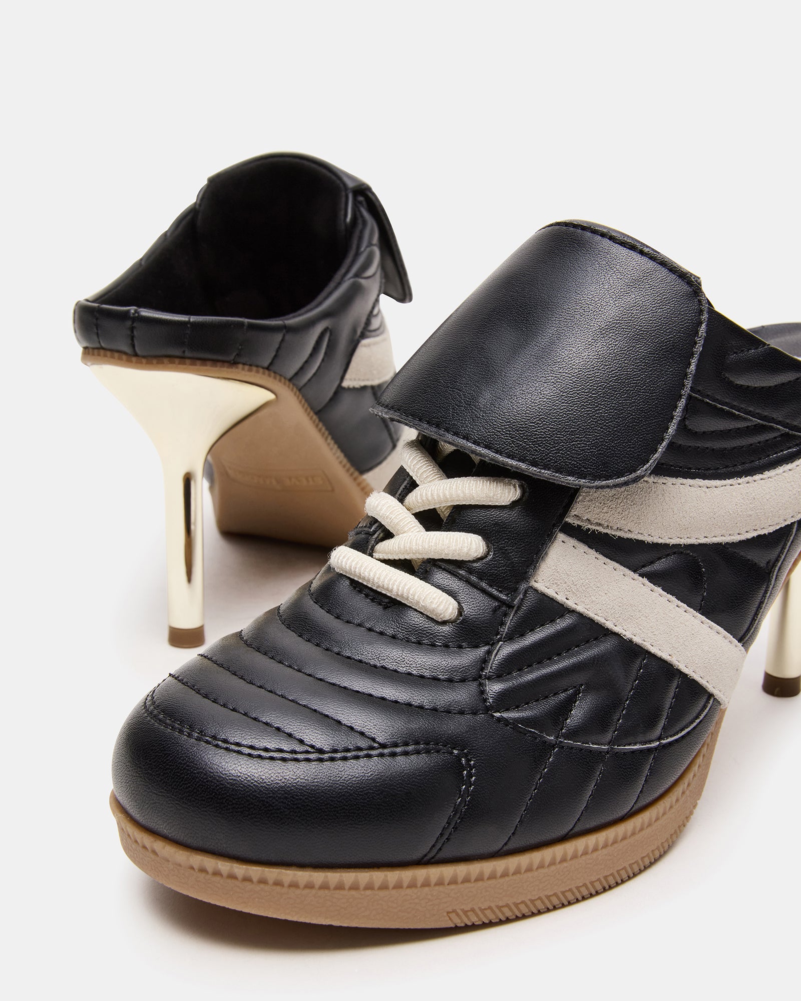 KADIN Black Multi - Stylish Mule Sneakers