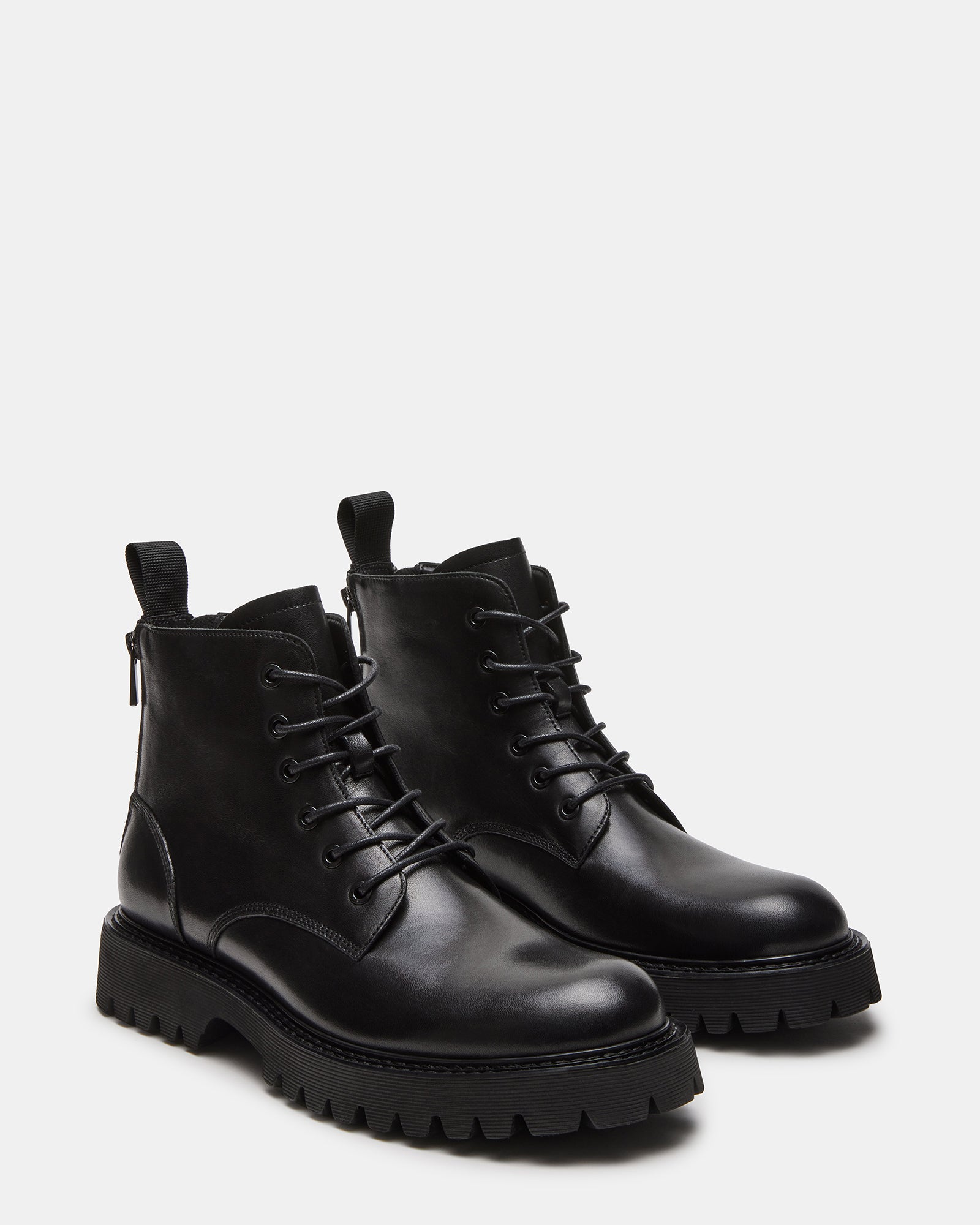Fintan Stylish Black Leather Boots