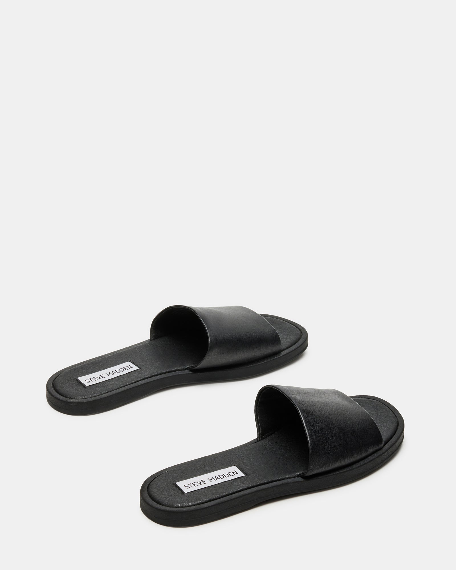 KAYA SM Rebooted Black Leather Slides - Irresistible Style!