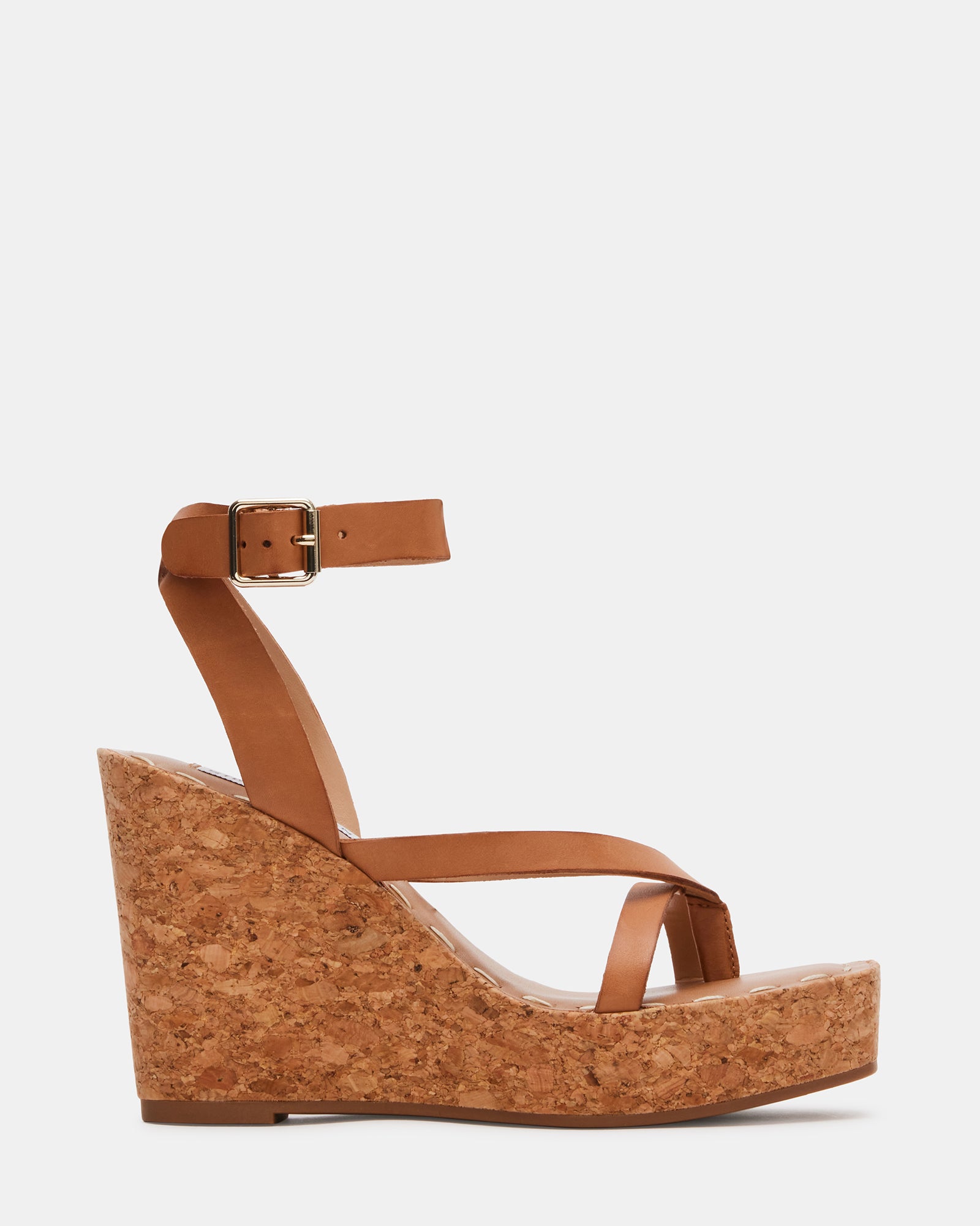 DUNE Cognac Leather Sandals - Stylish and Comfortable