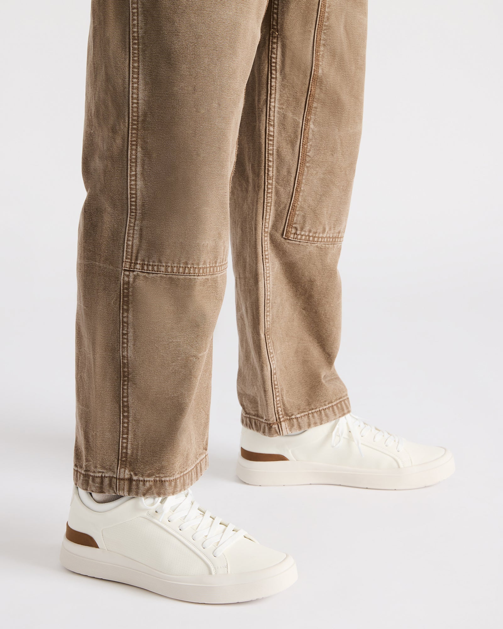 DACK White Stylish Low - top Sneakers