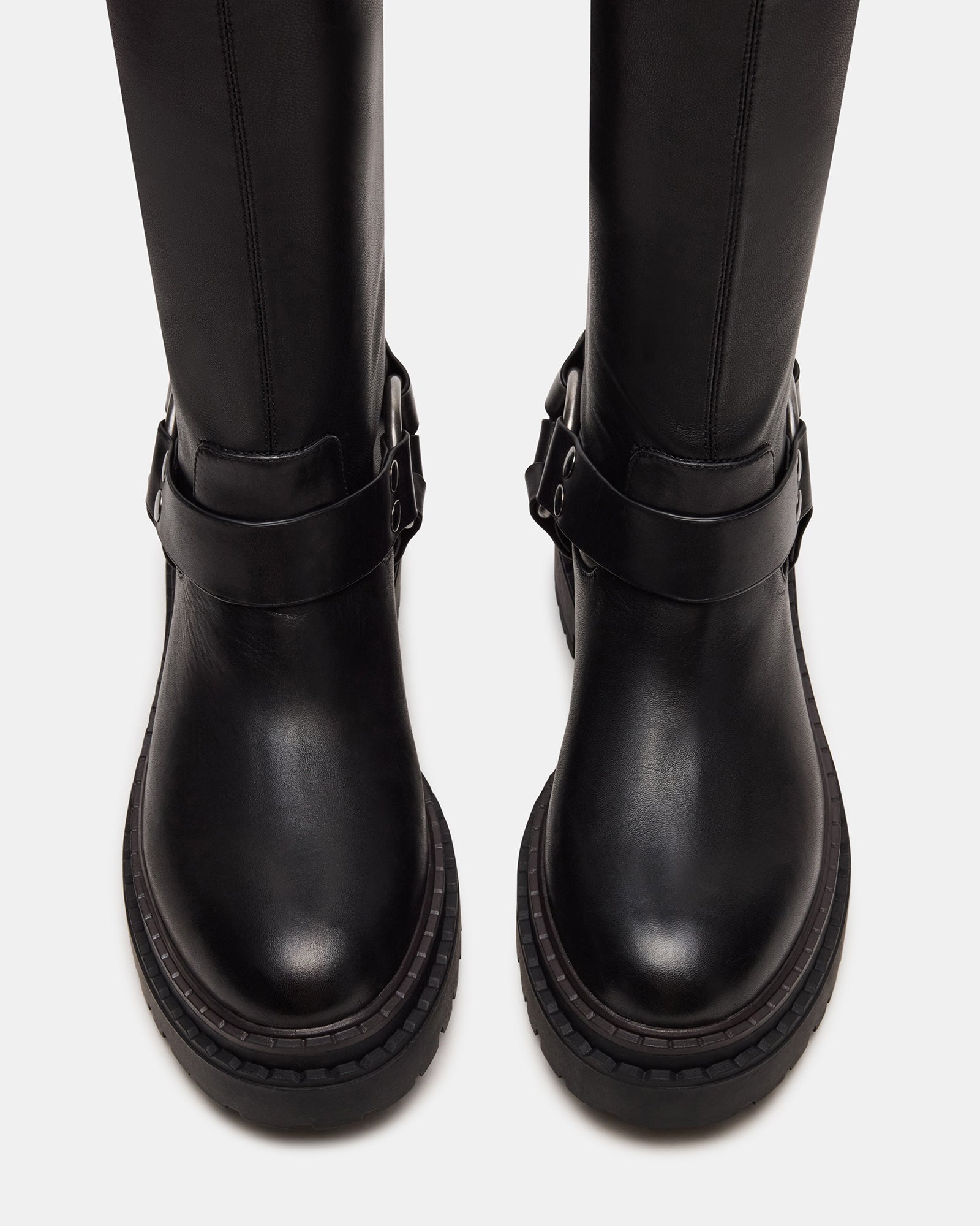 LAWFUL BLACK: Stylish Over-the-Knee Boots