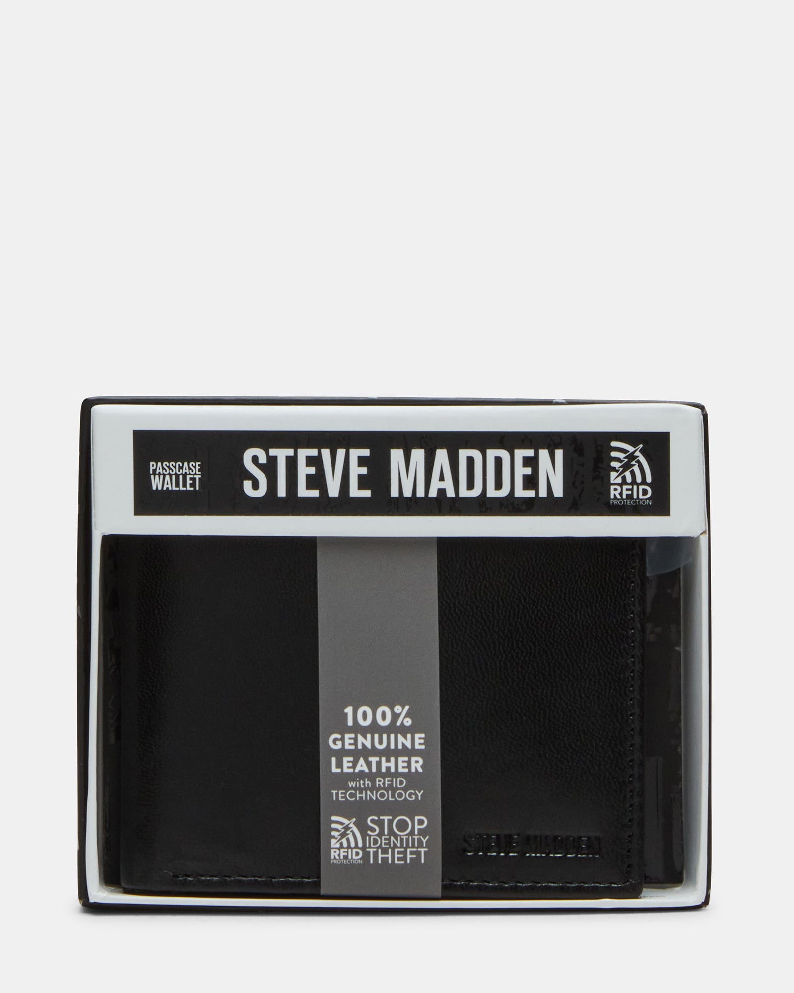 Elegant Men's Black Bifold Leather Wallet - A Must - Have!