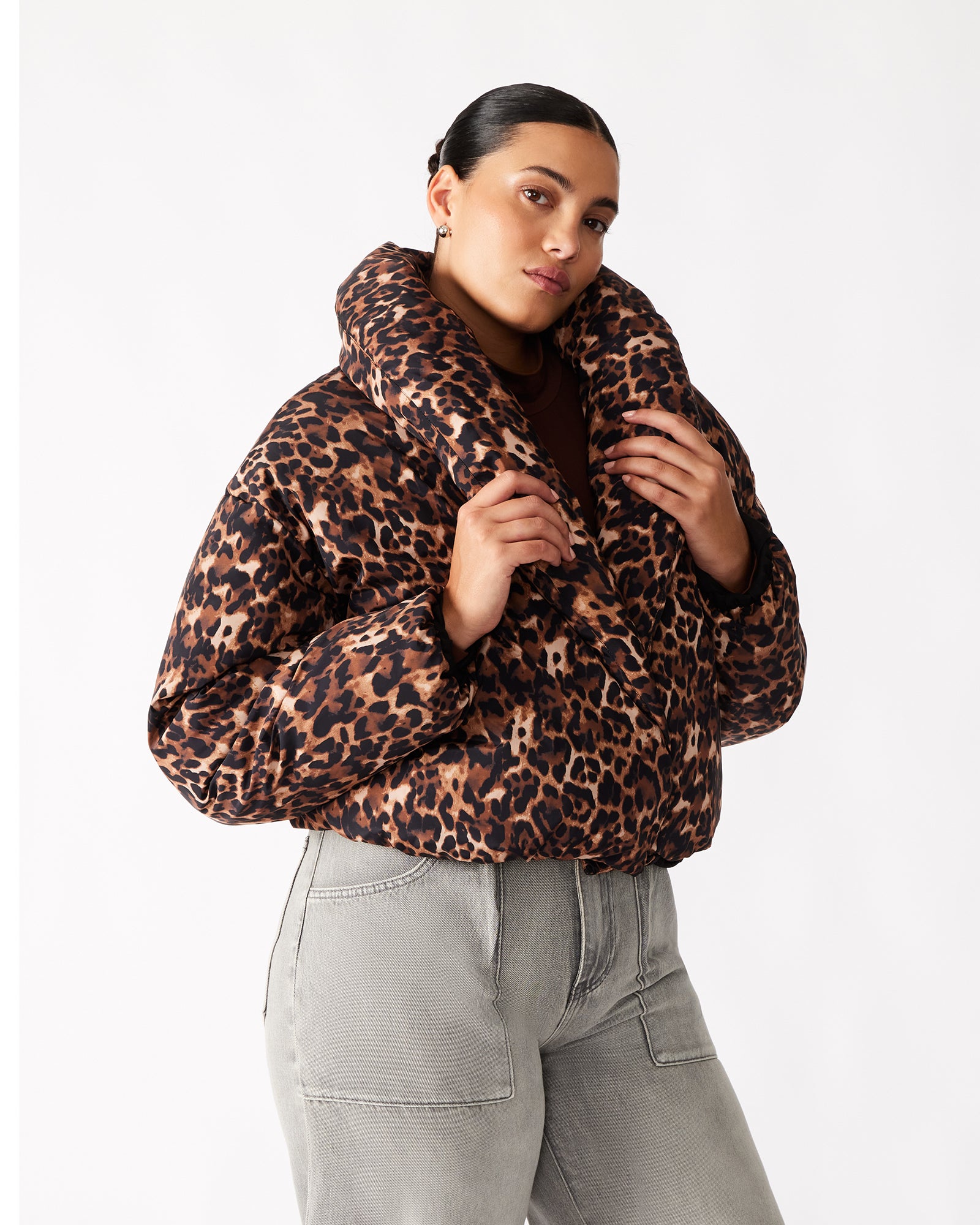 Stunning EVY Leopard Puffer Jacket
