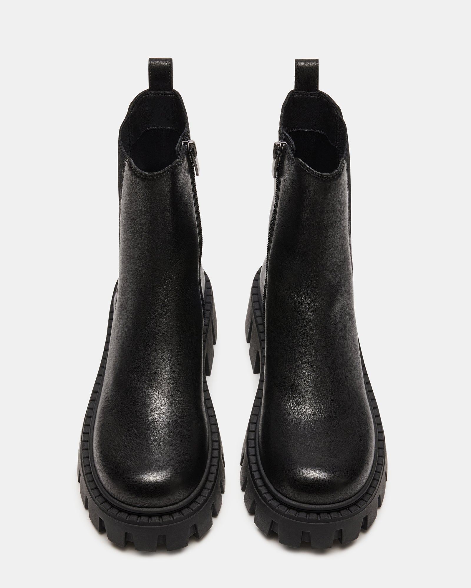 Black Leather CHARGES Chelsea Boots - Tough & Stylish