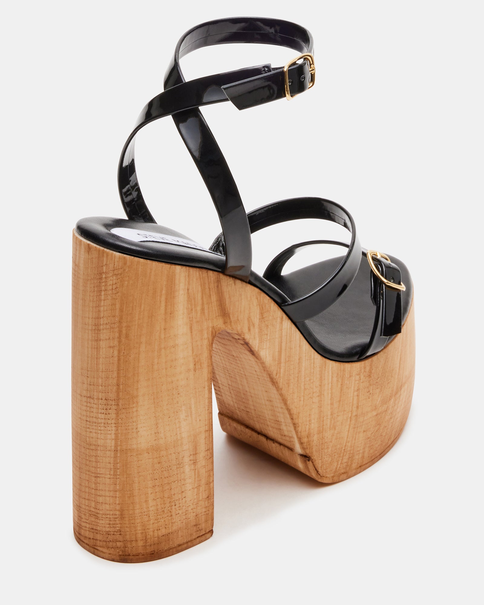 LILIA Black Patent - Stylish and Versatile Heels