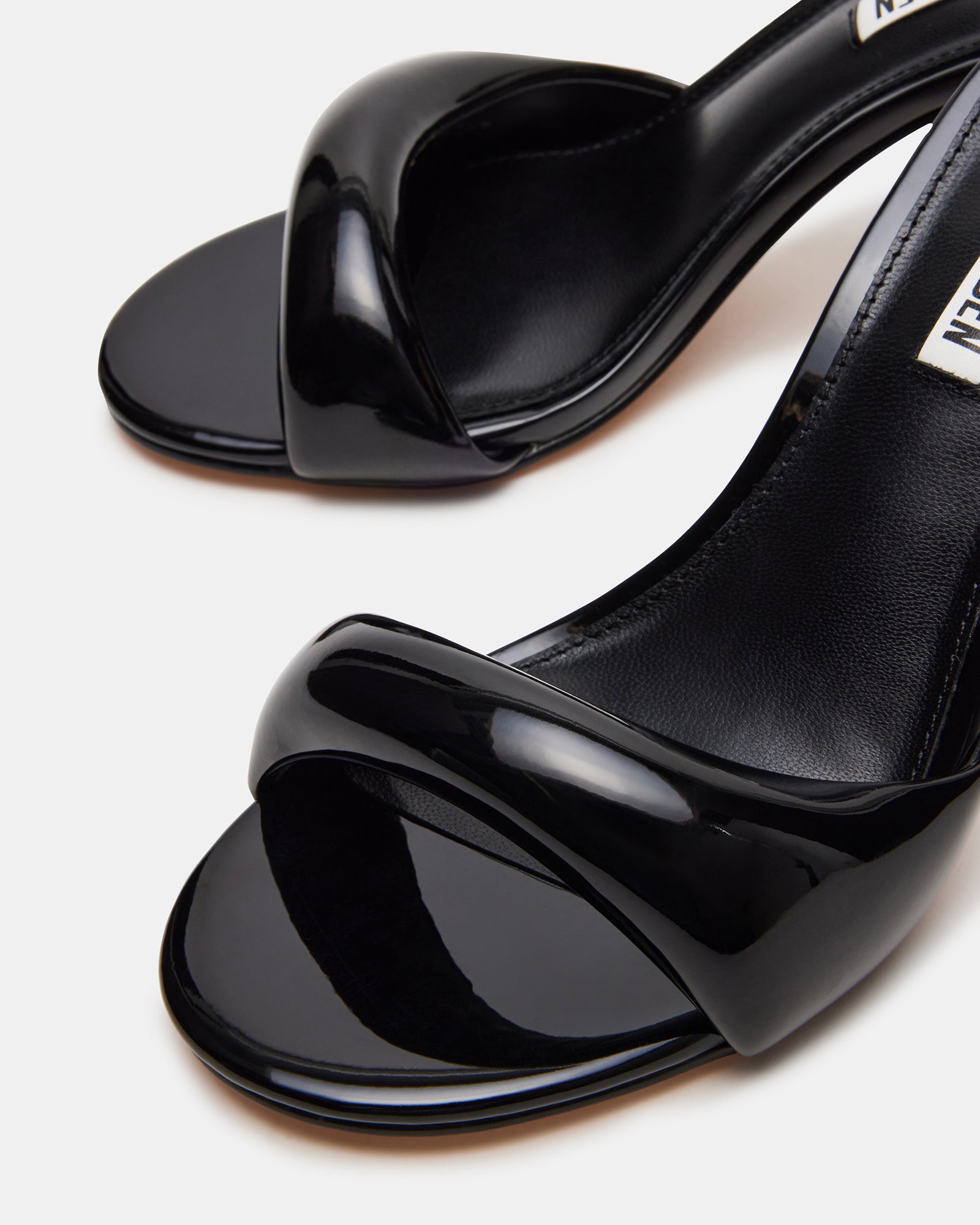 KIERAN Black Patent - Fashion-Forward Mules