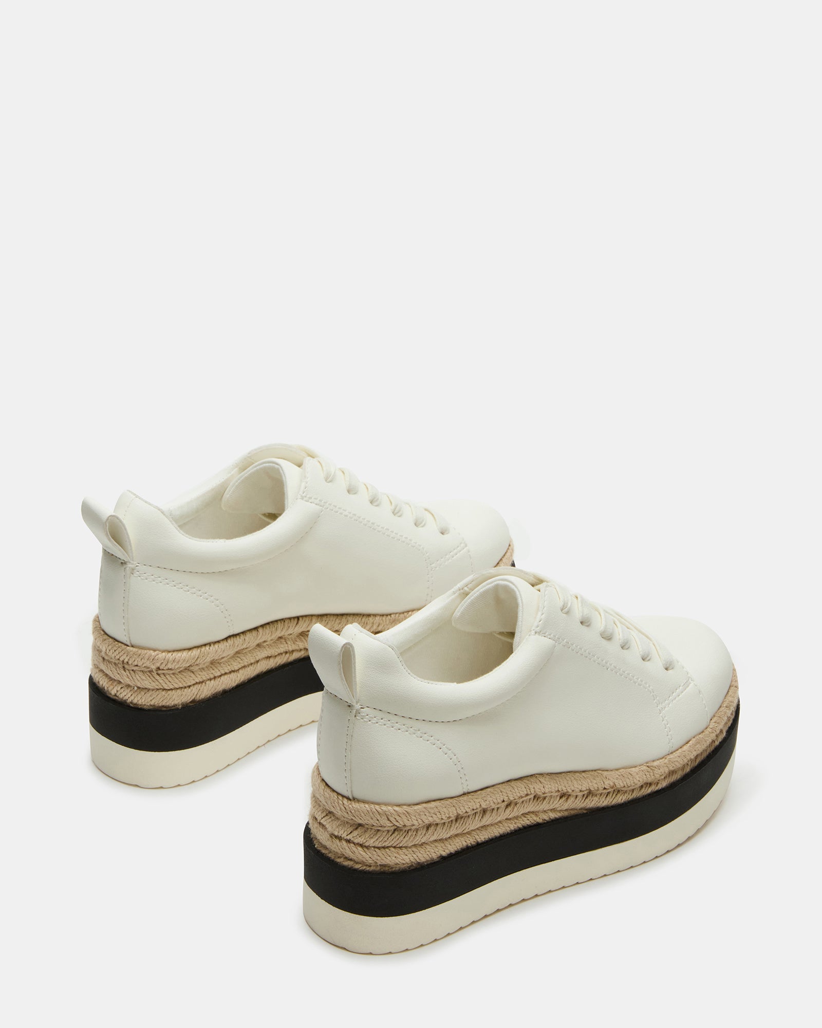 STRECKER White: Futuristic Low-Top Sneakers