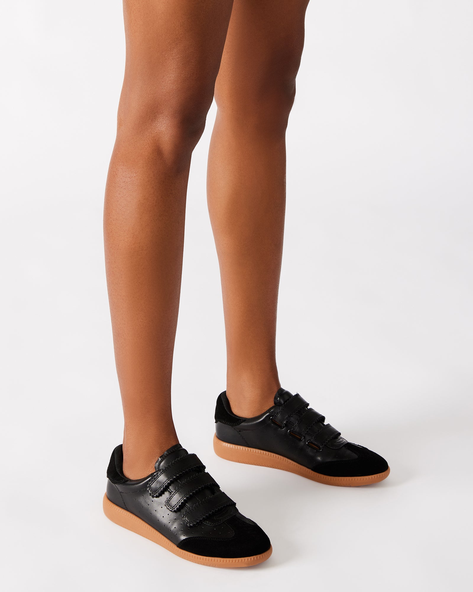 Momentum Brown Multi: Stylish & Practical Velcro Sneakers