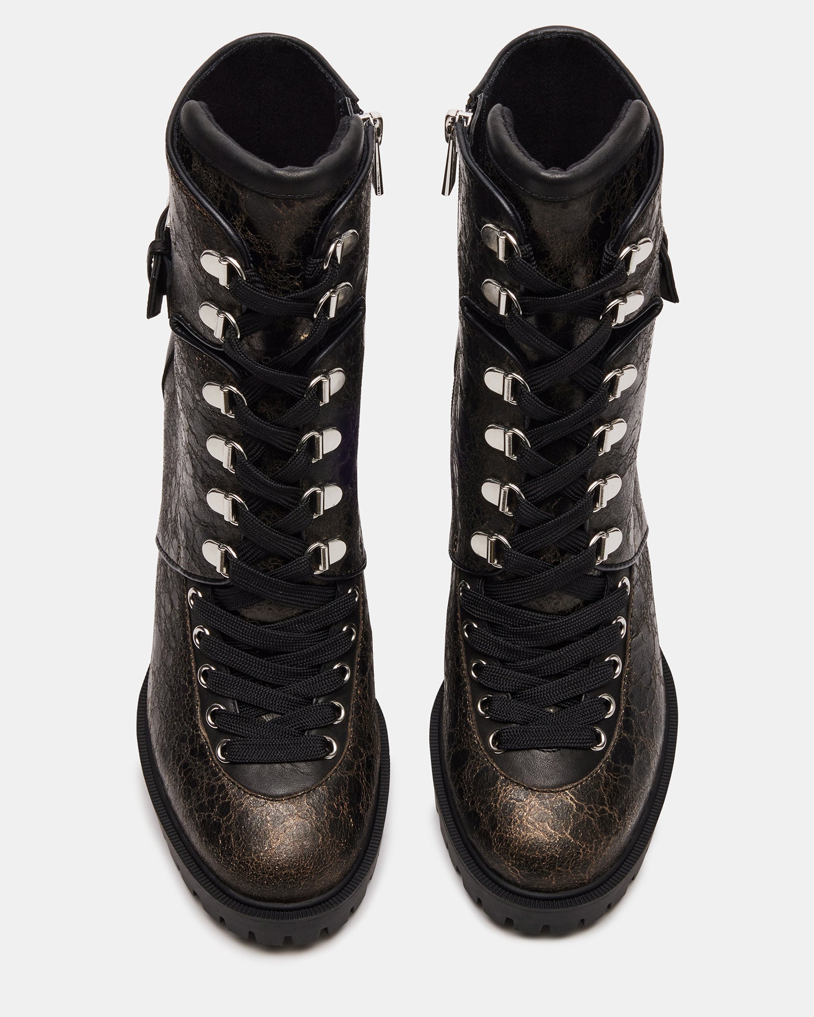 LONDRA Distressed Black Ankle Booties - Elevate Your Style!
